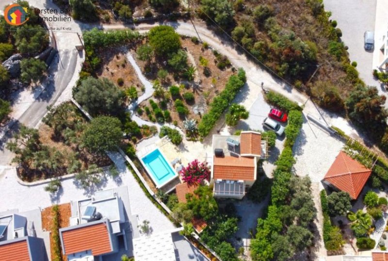 Kokkino-Chorio Kreta, Kokkino Chorio Villa mit atemberaubendem Meerblick u.priv. Pool Haus kaufen